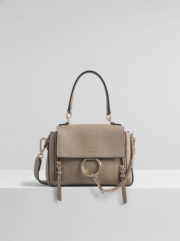 Chloé Bandolera Mujer Faye Day Gris Suede ULBS41726